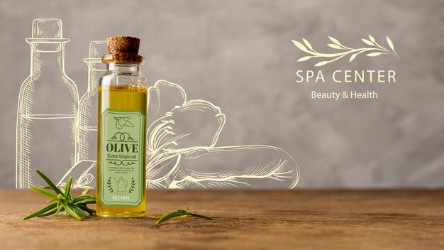 Natural Cosmetic Products At Spa For Treatment Psd