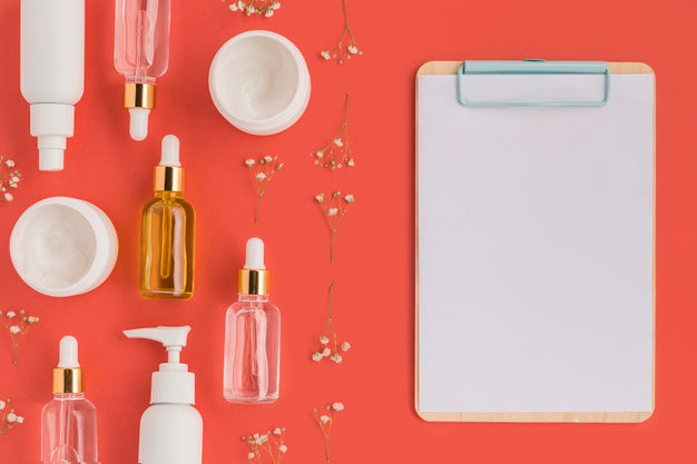 Natural Cosmetics Concept Mock-Up Psd