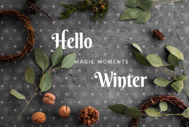 Natural Decoration With Copy Space Psd