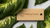 Natural Food Mock-Up With Leaves Psd
