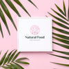 Natural Food Mock-Up With Leaves Psd