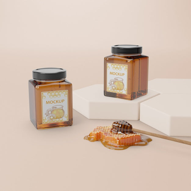 Natural Honey Product On Table Psd