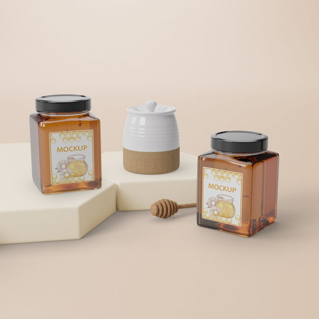 Natural Honey Product Psd
