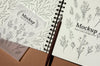 Natural Material Notebook Mock-Up Psd