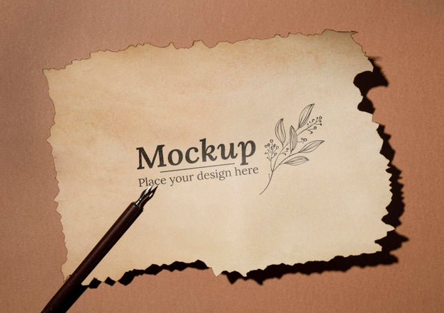 Natural Material Paper Mock-Up Psd