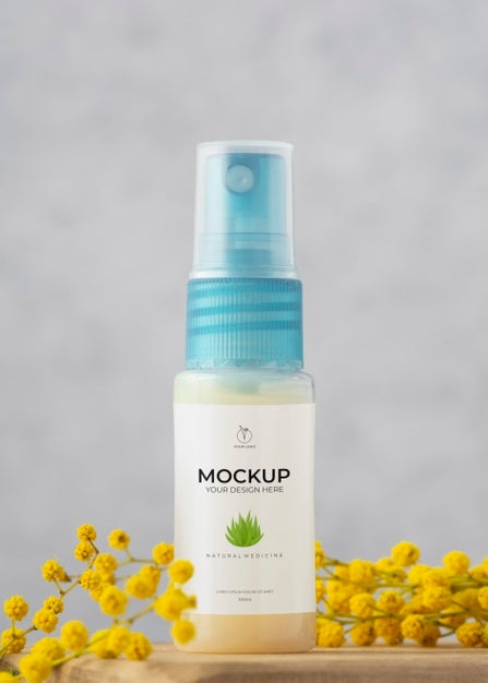 Natural Medicine Packaging Design Mockup Psd