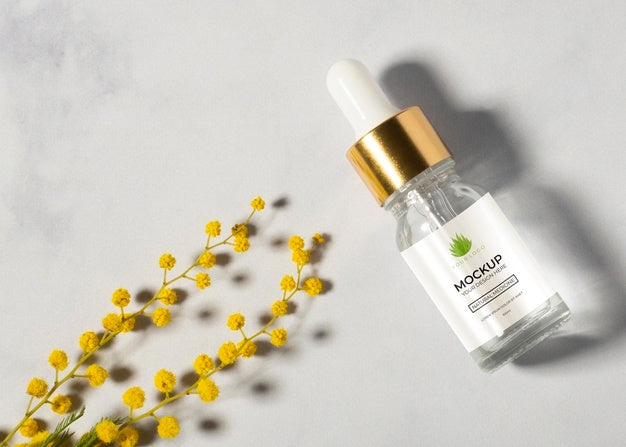 Natural Medicine Packaging Design Mockup Psd