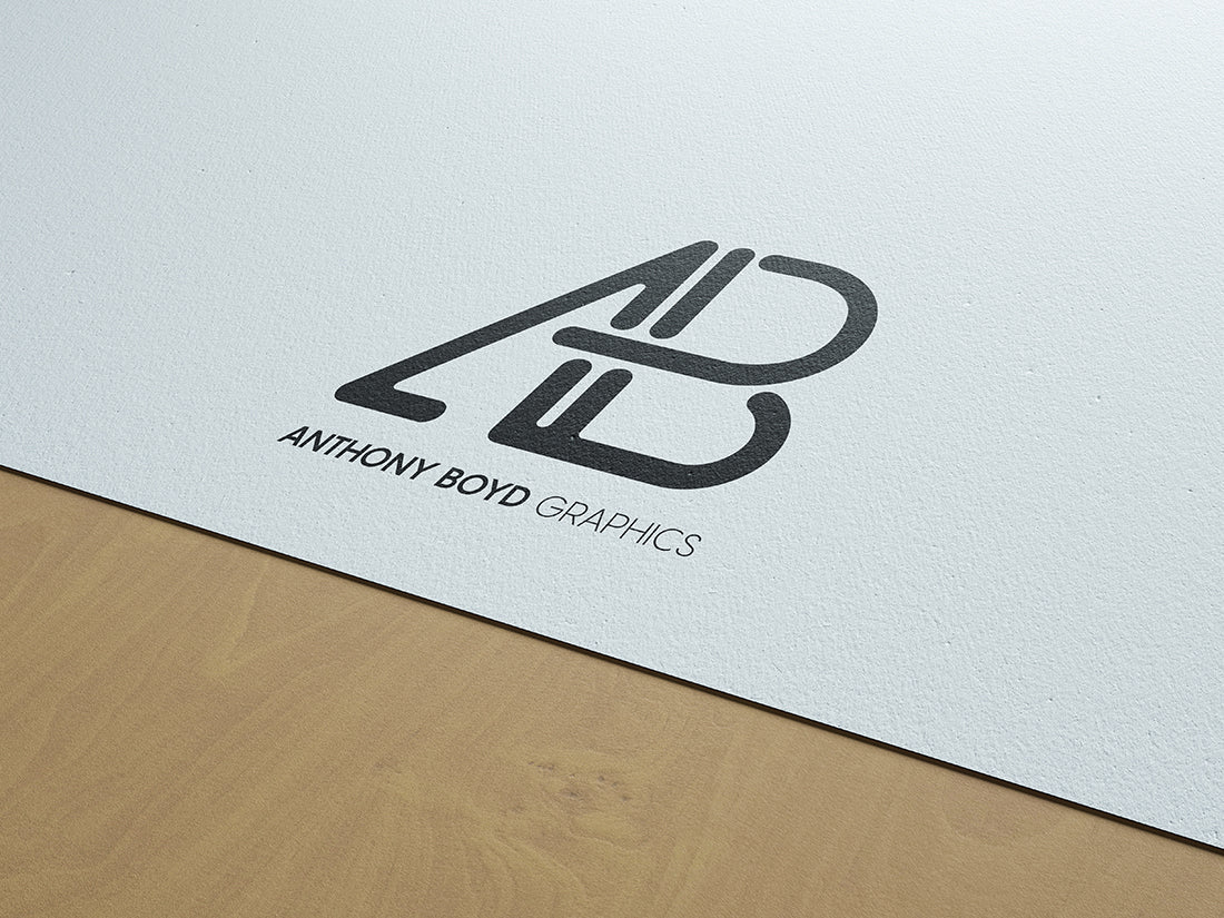 Natural Paper Logo Branding Mockup