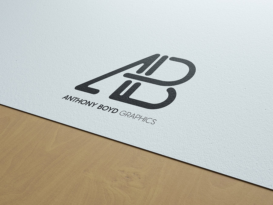 Natural Paper Logo Branding Mockup
