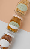 Natural Spices With Label Mock-Up Psd