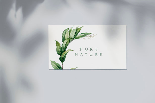 Nature Business Card Mockup Psd