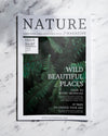 Nature Magazine Mock Up On Grey Background Psd