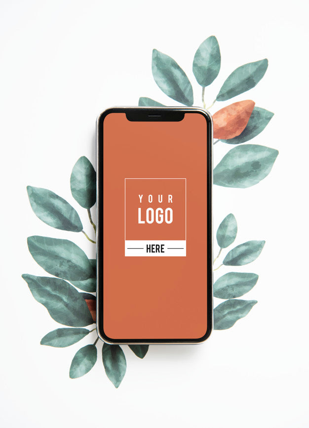 Nature Mobile Phone Screen Mockup Psd