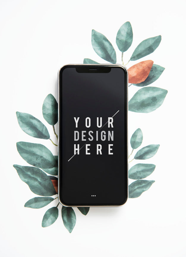 Nature Mobile Phone Screen Mockup Psd