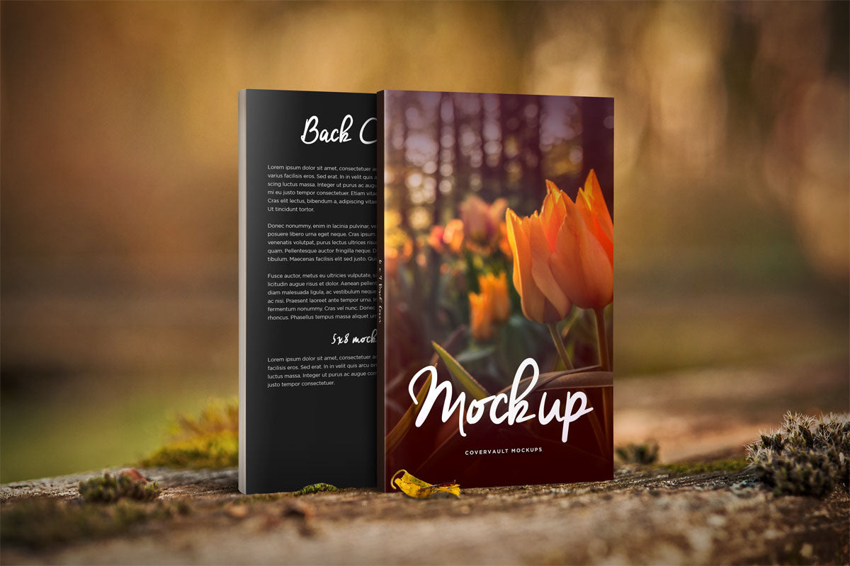 Nature Things 5 X 8 Front & Back Book Mockup