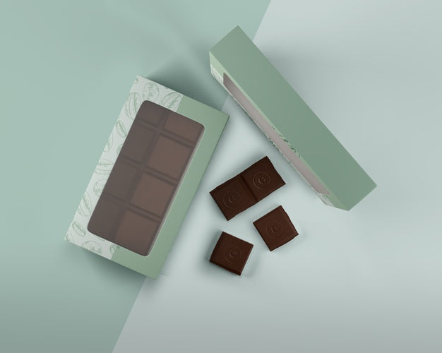 Neat Box Of Chocolate Design Psd