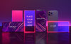 Neon Device Concept Mock-Up Psd