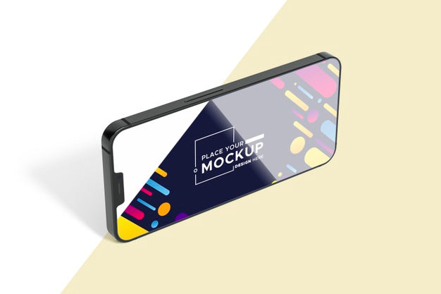 New Phone Showcase With Mock-Up Psd