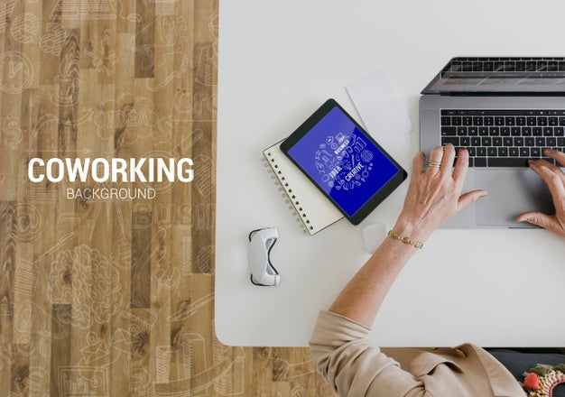 New Technology At Office Mock-Up Psd