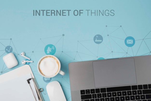 New Technology With 5G Wifi Connection Psd