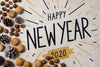 New Year Concept With Mock-Up Psd