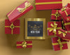 New Year Frame Mock-Up With Presents Psd