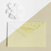 New Year Invitation Envelope Mock-Up With Ribbon Psd