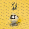 New Year Lettering Next To Disco Ball Psd
