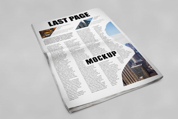Newspaper Mockup Psd