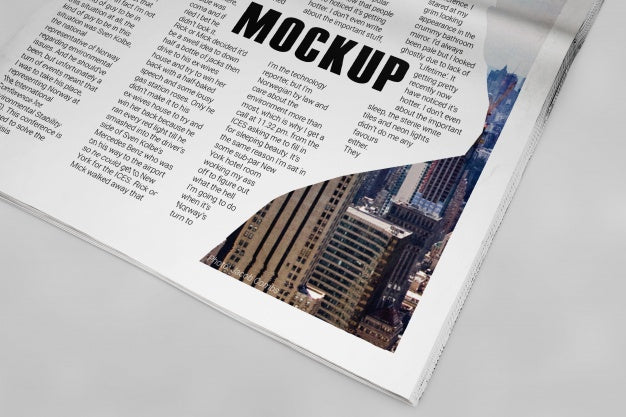 Newspaper Mockup Psd