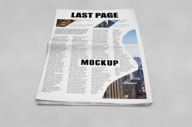 Newspaper Mockup Psd