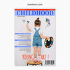 Newspaper Template About Childhood Psd