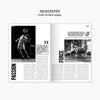 Newspaper Template About Force For Passion Psd