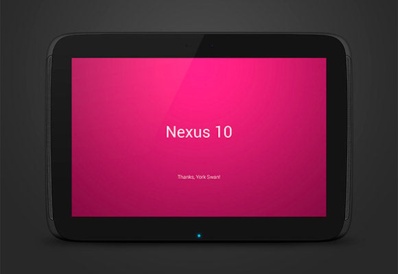 Nexus 10 Psd Mockup