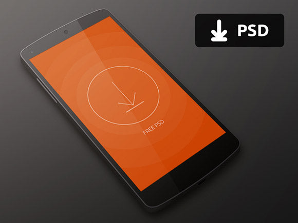 Nexus 5 Psd Mockup #2