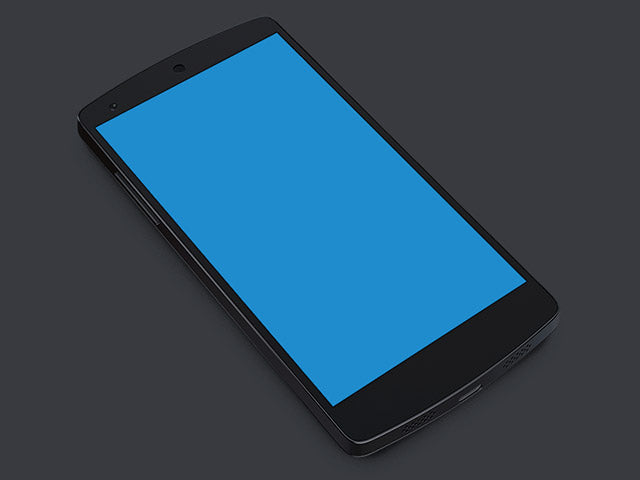 Nexus 5 Psd Mockup #3