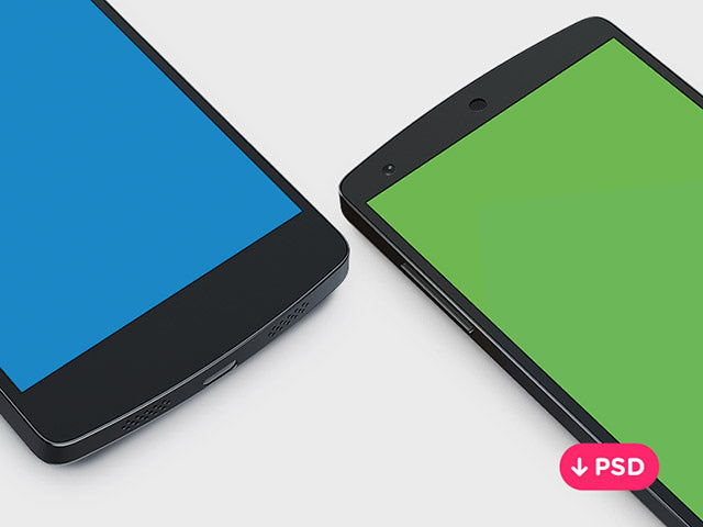 Nexus 5 Psd Template