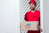 Non-Stop Delivery And Smiley Postman Psd