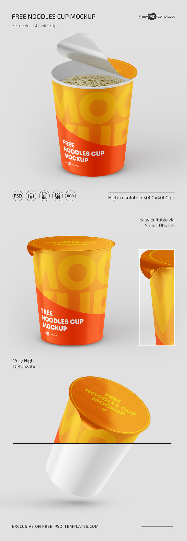 Noodles Cup Mockup
