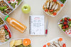 Notebook Mock-Up With Healthy Meals Psd