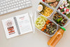 Notebook Mock-Up With Tasty Meals Psd