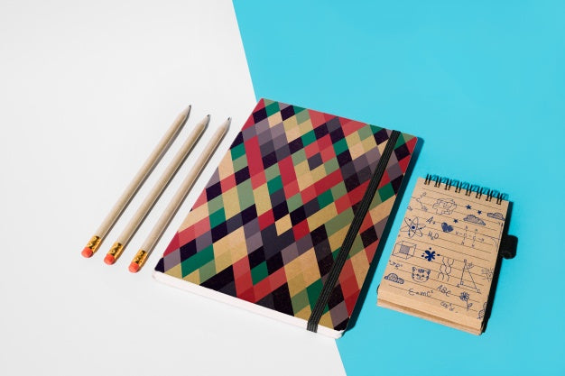 Notebook Mockup For Education Concept Psd