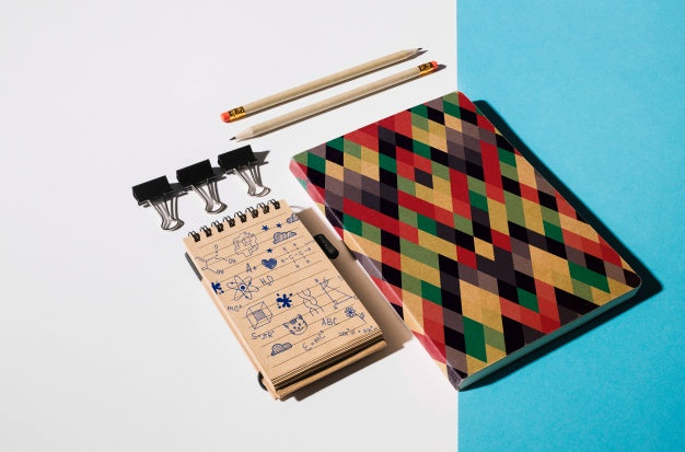 Notebook Mockup For Education Concept Psd