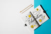 Notebook Mockup For Education Concept Psd