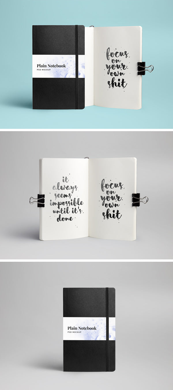 Notebook Mockup Psd