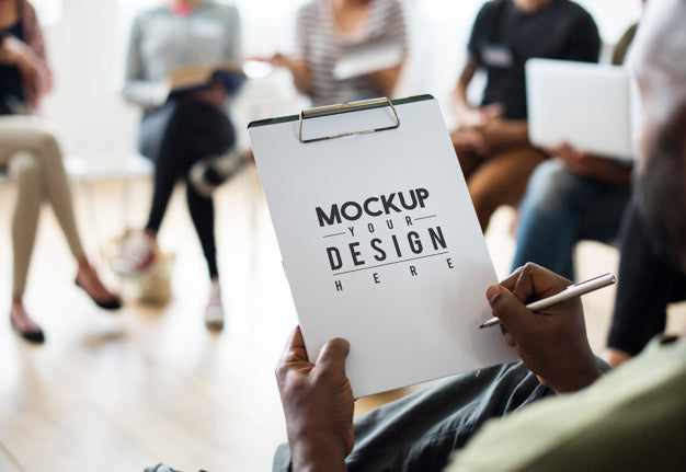 Notebook Networking Seminar Event Concept Psd