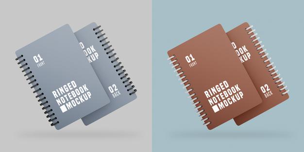 Notebook Set Mockup Psd