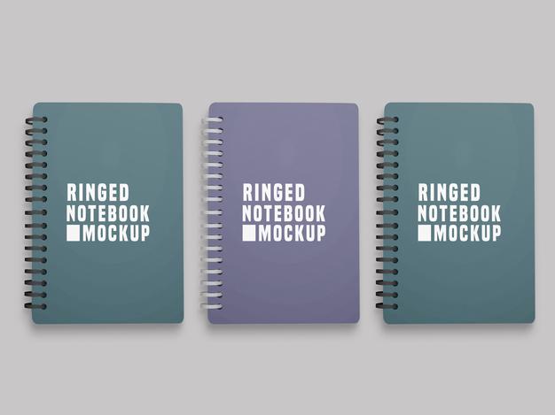 Notebook Set Mockup Psd