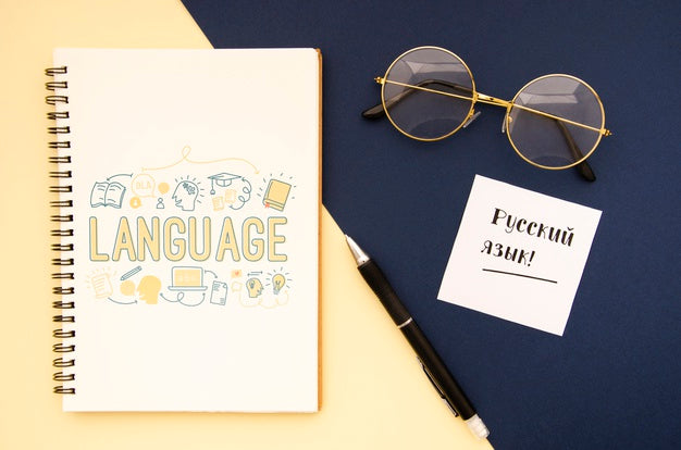 Notebook To Take Notes While Learning Languages Psd