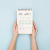 Notebook With Bad Habit List Psd
